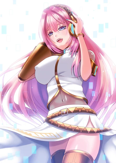 2021.5/24制作「白V2ルカさん」ルカさん14周年まであと24日! #巡音アーカイブ #巡音ルカ 