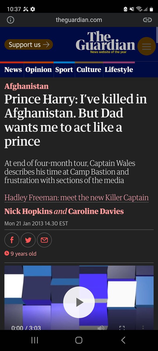 Vixxylixxy's tweet photo. The media seem outraged that Prince Harry has said that he killed 25 Taliban in Afghanistan..

Here is the media 10 years ago.. https://t.co/T8DrgwzEZ5