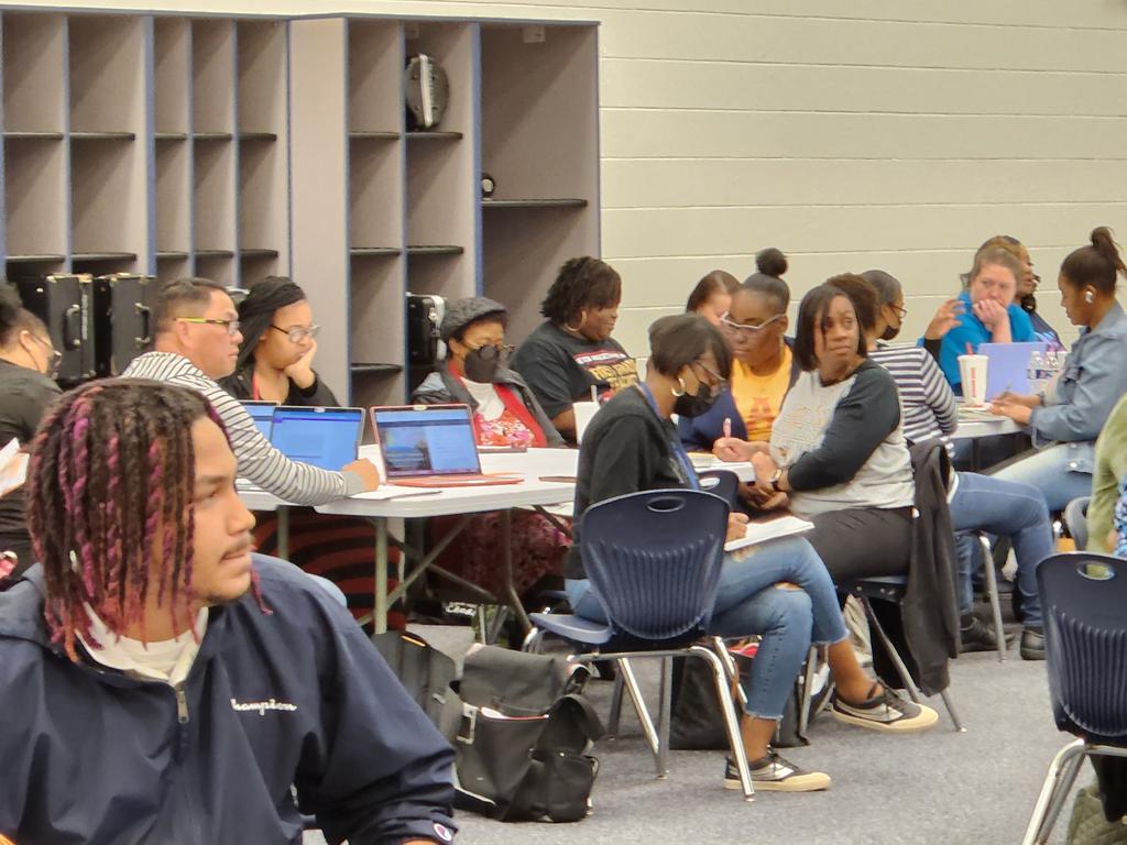 When EduConsulting presenter, Dr. Dutchess Maye, shows up fully charged and ready to push educators...the result is an AMAZING day of PD. #writingtolearn @BCoSchools @otis_dr @DutchessMaye @jjp_higgs #buildingabetterbertie