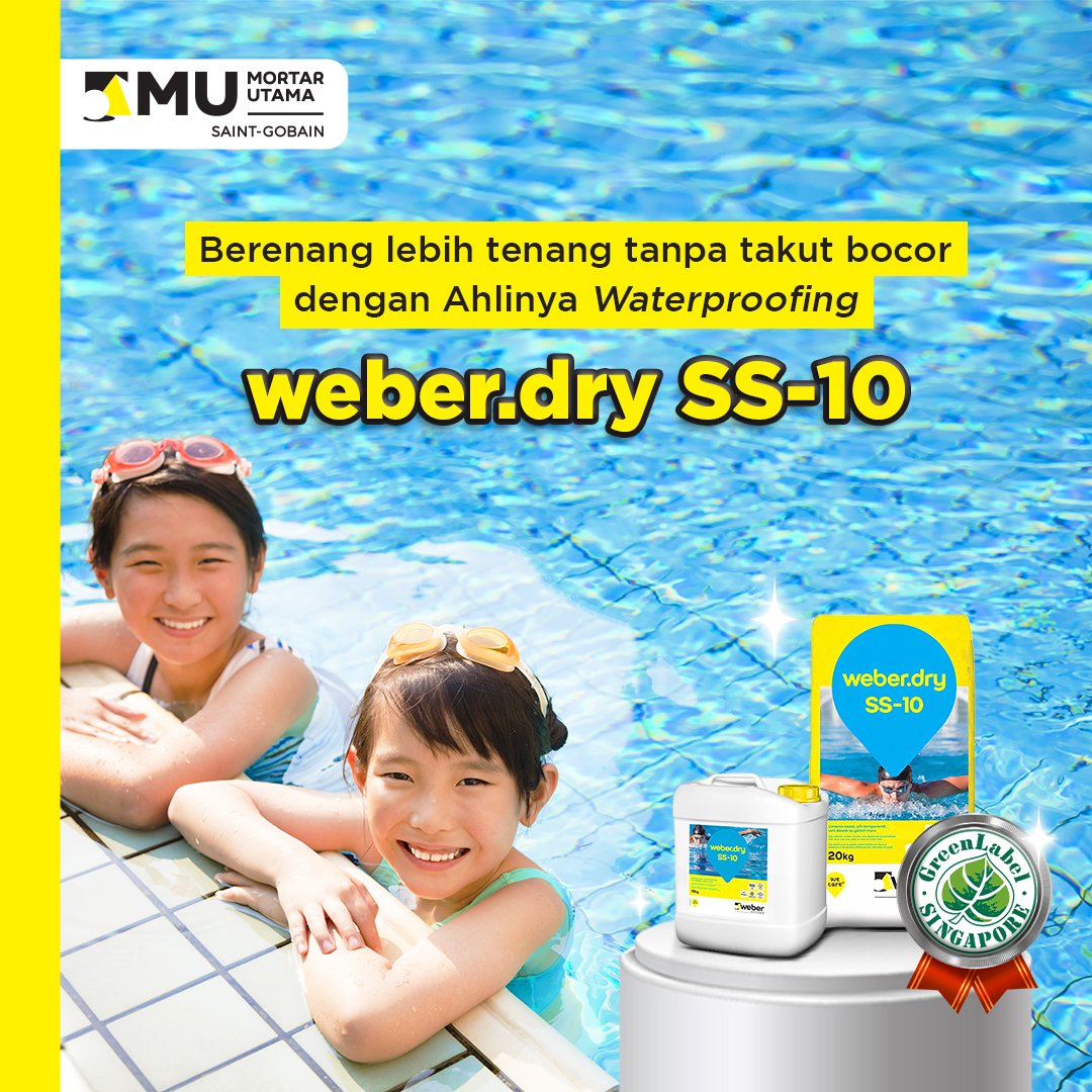 Air di kolam renang tiba-tiba berkurang? Bisa jadi bocor, tuuh~

Segera atasi sebelum makin parah, #SobatMU! Cek caranya di atas, ya.

Gampang banget, kan? Bagiin juga ke rekanMU yang lain, ya~