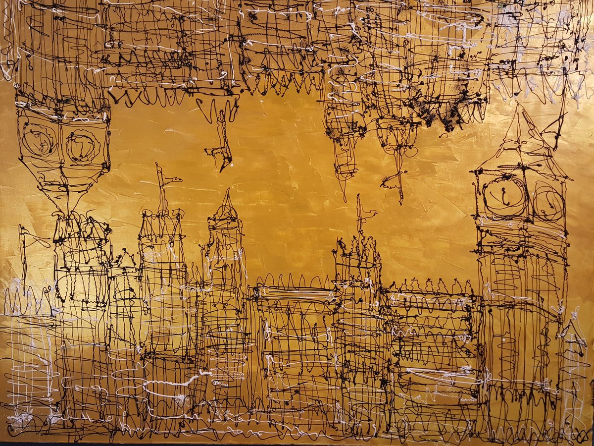 'Westminster Gold'🖌

#london #westminster #bigben #gold #goldpaint #paint #drawingwithpaint #acrylicpainting #lineart #lines #outlines #cityscape #acrylic #painting #trending #statementpiece #londonhome #londonreno #londonrenovation #modernart #jonathangrayart