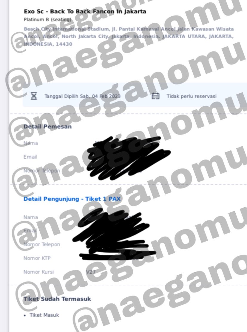 naeganomu's tweet photo. WTS

Tiket EXO SC back to back Jakarta:
✅ Platinum B 
✅ Sudah dapat evoucher tinggal di tukar
✅ Serious buyer only!

minat dm! https://t.co/cauVNpiUGW