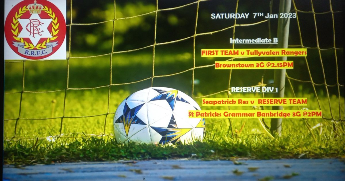 Happy New Year !!! Season restarts tomorrow with the below fixtures.