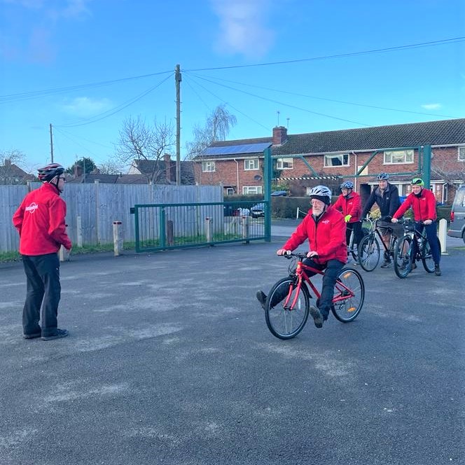 OutspokenTrain's tweet photo. Some of our Warwickshire instructors kicked off the new year with professional development! Our first CPD course of 2023 took place this week, with instructors learning how to deliver Balance training in schools.
#cycletraining #cycleinstructor #bikeability #cpd https://t.co/5XN5olWSq1