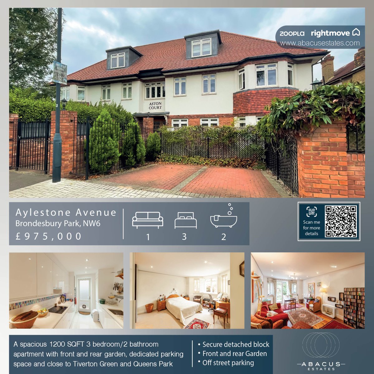 AbacusEstates's tweet image. We have got that first Friday feeling of 2023! To celebrate the first week back, here is one of our New window displays for this gorgeous 2 bed garden apartment🤩 
#apartment #apartmenttour #bigflat #garden #nw6 #brondesburypark #london #londonliving #londonlife #forsale