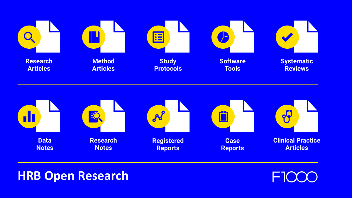 HRBOpenRes's tweet image. Diversity in research outputs is key to disseminating cutting-edge research.
HRB-funded researchers can publish any results they think are worth sharing on @HRBOpenRes, from traditional #ResearchArticles to #SoftwareTools.
Read more in our blog: bddy.me/3VYYhv2