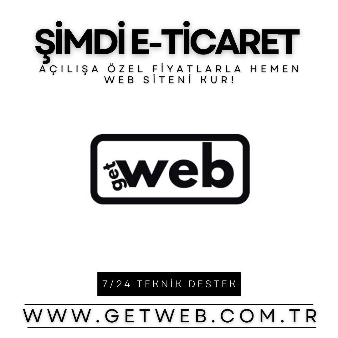 DBAJANS's tweet image. Getweb E-Ticaret Hazır Web Site Paketlerimiz Tüm Sektörlere Uygun Olarak Tasarlanmıştır. 

Sektörünüze uygun hazır web sitesi paketlerimizin demo ve yönetim panellerini birlikte inceleyebiliriz. İşinize en uygun olanını seçerek 24 saatte canlıya alırız.
#eticaret #website #getweb