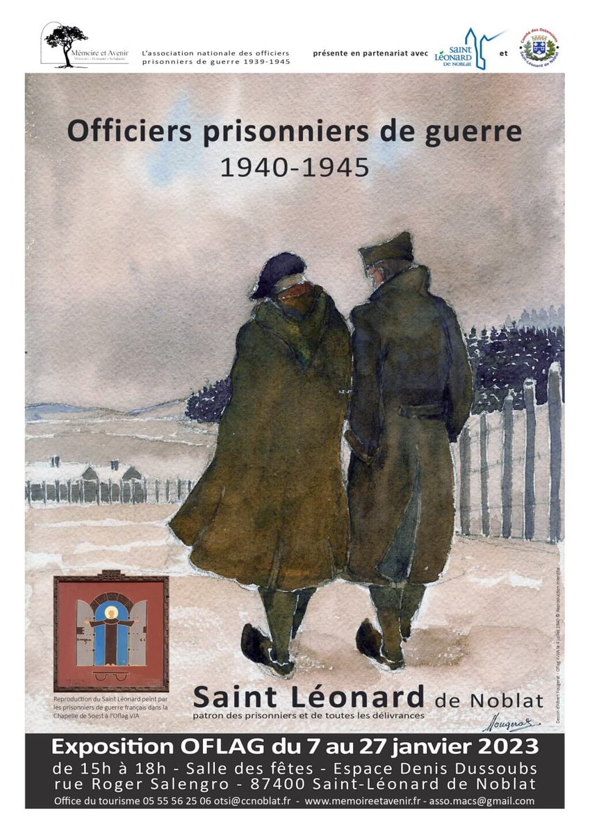 OTNoblat's tweet photo. Nos meilleurs vœux pour 2023 et l'agenda de vos sorties en janvier sur Saint-Léonard de Noblat et alentours : expo, théâtre, cabaret, yoga, dancing, soirée lecture... - https://t.co/1DrceprZtP https://t.co/hm1ugey5h3
