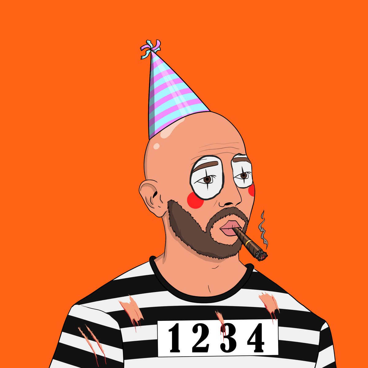BoredTateJC's tweet photo. 🤡⛓🚬

Mint is live: https://t.co/1lCC6cljSz https://t.co/EpLAo2ZNfh