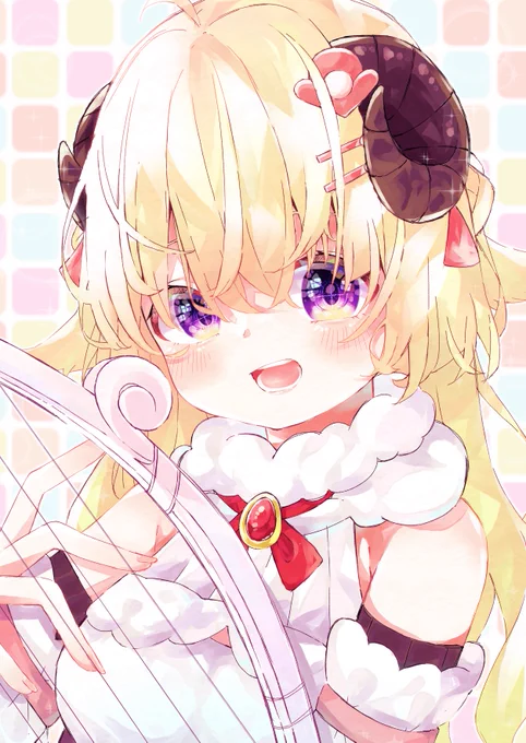 わためぇ #つのまきあーと#ホロライブみんなかく 