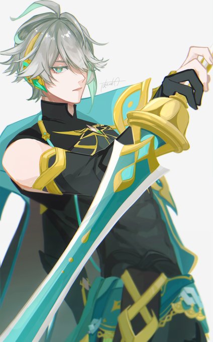 片手剣構えるモーション早く見たいな〜#原神 #GenshinImpact #Alhaitham 