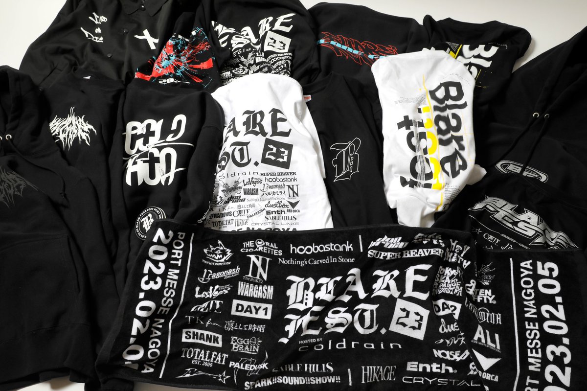 collectivejp's tweet photo. 【BLARE FEST.2023】【coldrain】

只今より予約受付開始！

受付期間：1/6(金)20:00〜1/7(土)23:59
※ボディ在庫により数量に限りあり
※1月下旬〜順次発送予定
※開催後も通販実施予定

https://t.co/DEVd6yiusf
※商品説明をよくお読みの上、ご購入をお願いいたします

#BLAREFEST2023
#coldrain https://t.co/sh3B1LZPZN