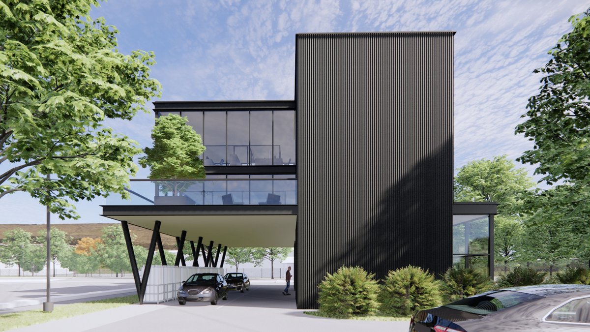 gartner_arch's tweet photo. In the coming year, the construction of the Messer office building will begin. A visual hybrid of a representative, office, and industrial building design.
https://t.co/Dw2AFja6m4
#architecture #industrialdesign #officebuilding #messer #enscape3d #rendering #corrugatedfacade https://t.co/nizJH1AwqE