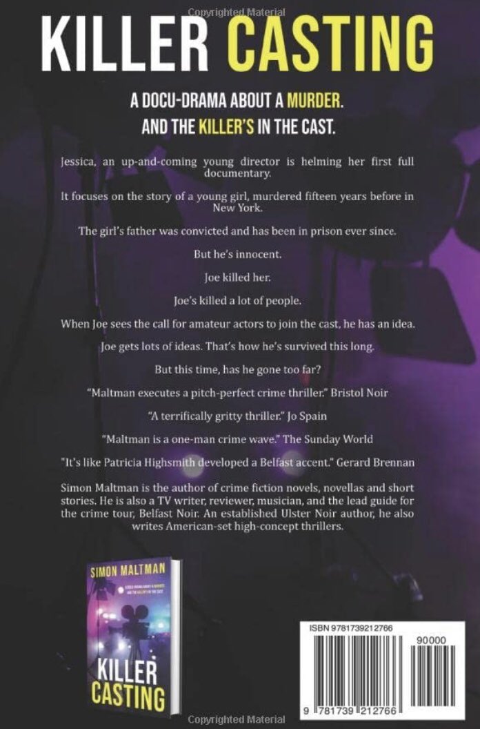🔈Killer Casting is now out in paperback, ebook and hardback! 👍
amzn.to/3v7AL3M

<a href="/RedDragonbooks/">Red Dragon Publishing</a>