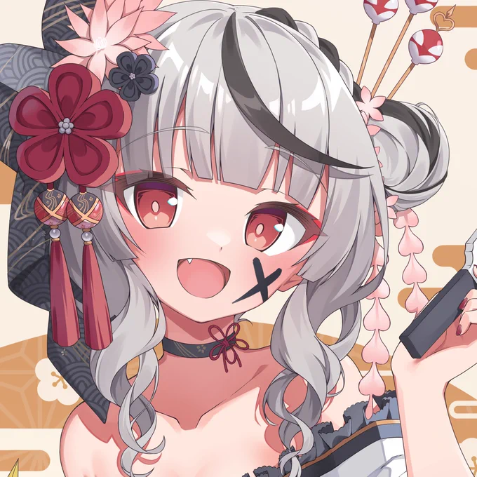 FANBOXで【高画質PNGデータ】&amp; 【メイキング+PSD】年賀状 2023 (沙花叉クロヱ)を公開しました!  