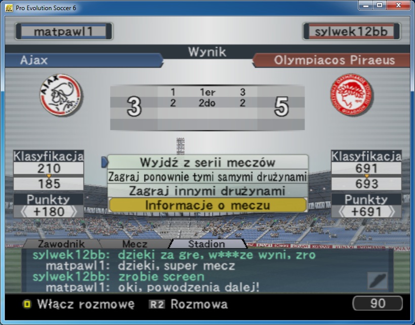 SylwekB2's tweet photo. #pes6 #TwitterSuperbetLeague #DerbyTwittera
Pora zacząć zapisy do kolejnej edycji turnieju. Każdy zainteresowany proszony jest o komentarz do tego wątku. Wszystkie sprawy organizacyjne zostaną podane do wiadomości gdy będzie znana ilość chętnych osób do gry. RT konieczny!!! https://t.co/u68HZHHSSJ