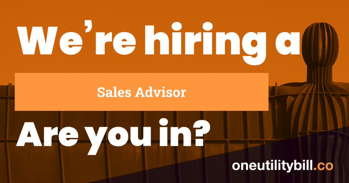 Motivated and driven? We could be the place for you! ✨

We're looking for a Sales Advisor to join our growing tech company. 

You can easily apply here 👉 eu1.hubs.ly/H02v44g0 

But be quick, applications are closing on 13th January 2023.