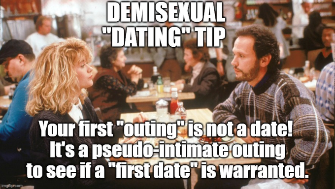 #Autistic #Autism #Demisexual #NeuroDating #Shipping #WhenHarryMetSally