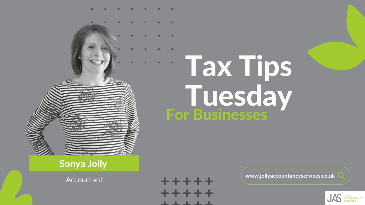 JollyAccounts's tweet photo. If your turnover is more than £85k in any 12 month rolling period you will need to register for VAT and charge the additional 20% to customers. You can then also claim back any VAT you incur on expenditure.
#TaxTips #TuesdayTaxTips #TopTipTuesday #Tips #AccountancyTips https://t.co/vAs9i94F9x