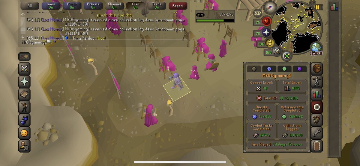 Andrew_Closser's tweet photo. @OldSchoolRS Got my 111th log last night and the game still shows I only have 110 idk why please help @OldSchoolRS  @JagexSupport https://t.co/DtB3P7N5zp