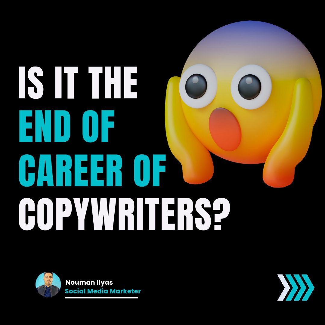 iamnoumanilyas's tweet photo. BYE BYE COPYWRITERS 😢

Thread 🧵

#copywriting #copywritingtips       #CopywritingBlog #copywritingskills #letsconnect #ChatGPT #chatgpt3 https://t.co/AnbTnNguSG