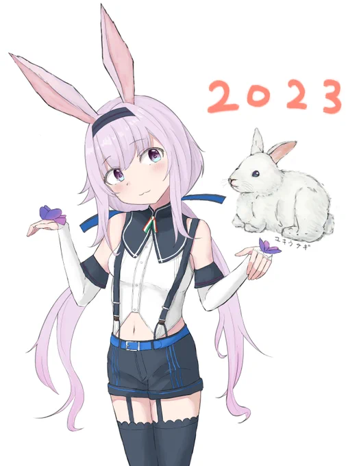 今年もよろしくお願いしますぴのらぼうさぎ回最高#ピノの自由帳 