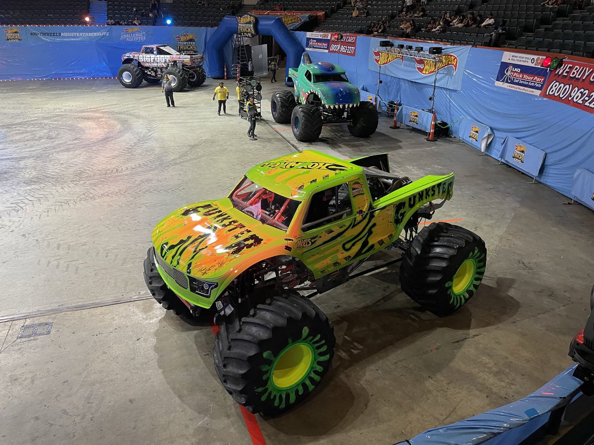 Chad1dc's tweet photo. Monster trucks Live San Diego 2022. https://t.co/BE3E9sbLPy