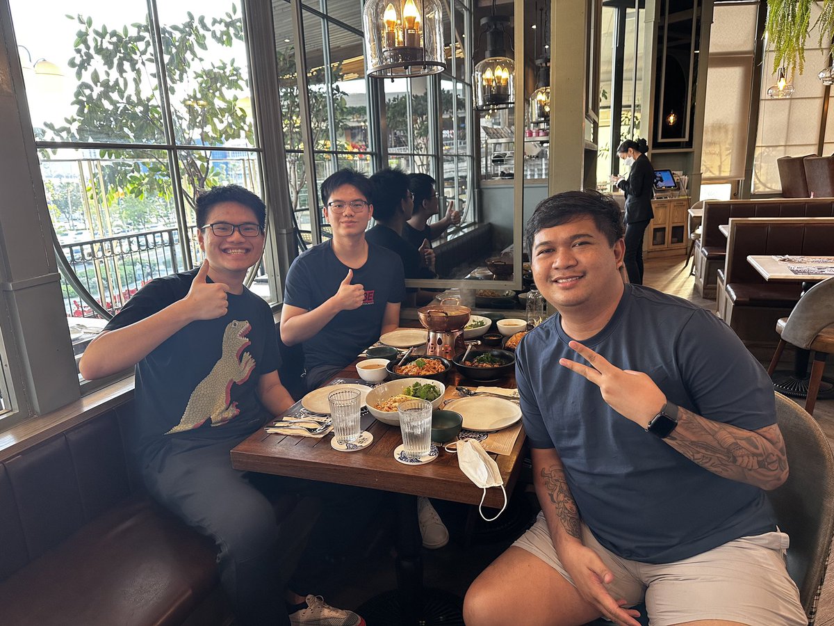Late for a birthday party, but guess who got to have a meal with the <a href="/SkyMavisHQ/">Sky Mavis</a> team member. Was nice meeting you, <a href="/pos2only/">pos2.ron</a>!