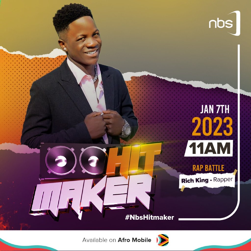 nbstv's tweet photo. Talented underground rappers, Rick King and Bunta Mc are set to battle it out for a huge prize on #NBSHitMaker. 

Make a date with us for an action packed show, showing tomorrow at 11 AM. 

#NBSUpdates https://t.co/2TGYJtuhun