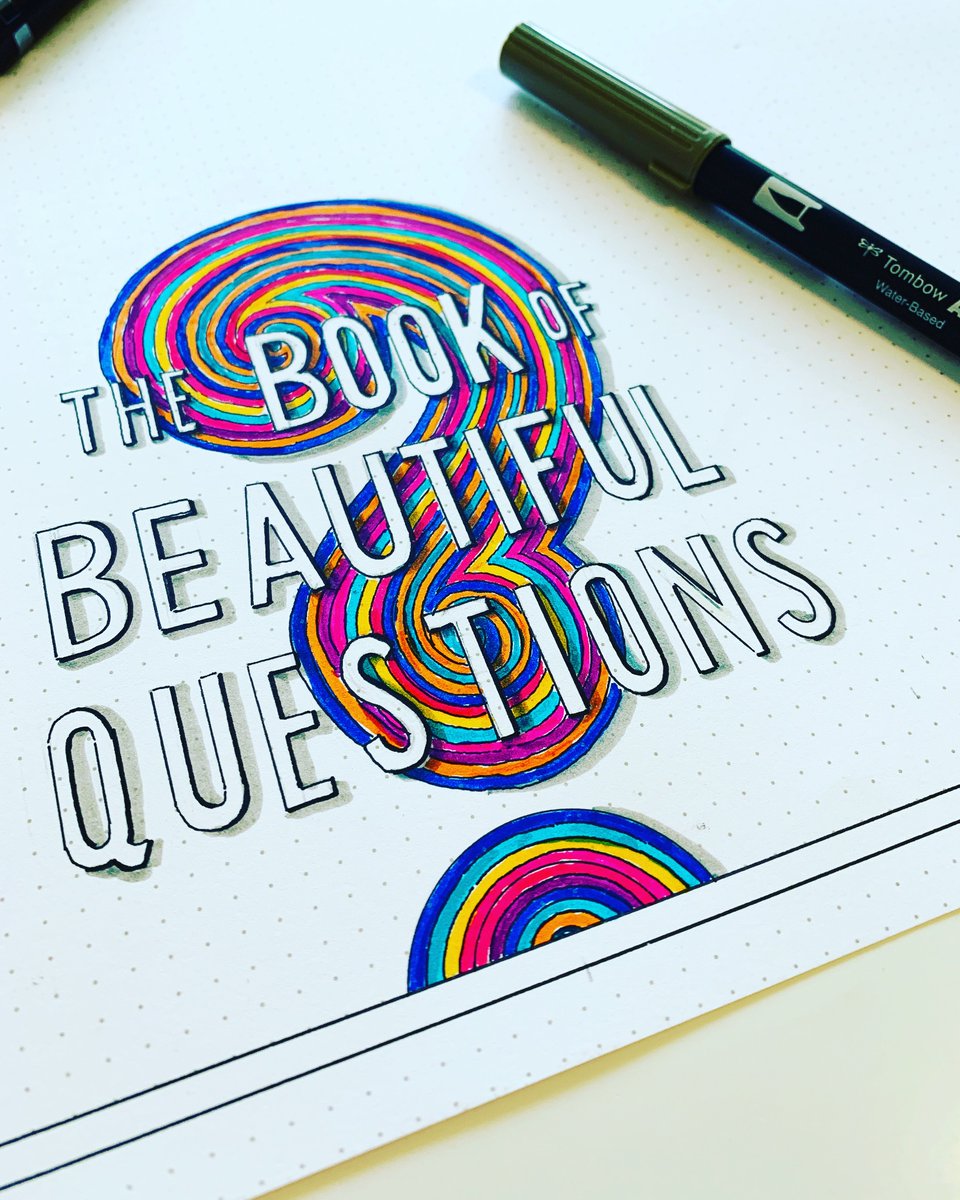 DaniSaveker's tweet photo. First #visualsynopsis for 2023 - this is #thebookofbeautifulquestions by @GlimmerGuy . His first book #amorebeautifulquestion remains one of my favourites
@visualsynopsis @glasmethod https://t.co/2Dp7Josdm6
