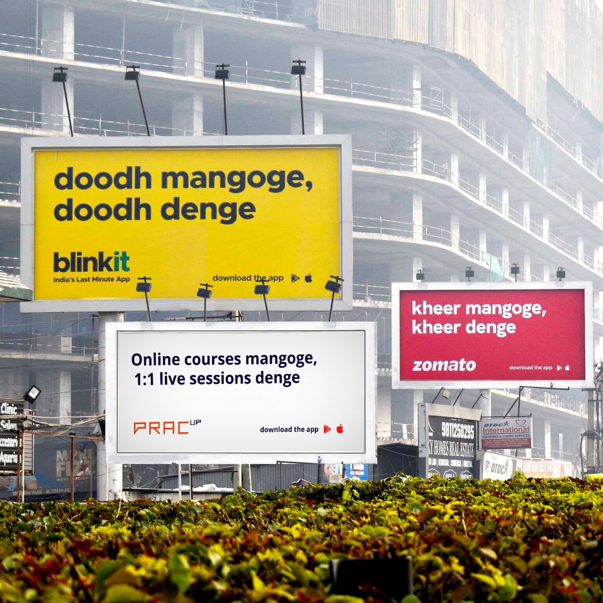 Prac_up's tweet photo. Bohot dena, lena hogeya. Ab, humse v manglo.
.
.
.
#blinkitzomato #Blinkit #zomato #zomatomarketing #mangoge #denge #Billboards #zomatoblinkit #BlinkItZomatoTrend https://t.co/YCnh6BONkQ