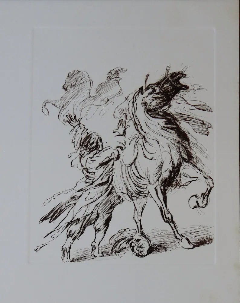 marieartcollec1's tweet image. Etching, Claude Weisbuch style, horse riding, fearful mare, riding #engravings @SympathyRTs @BlazedRTs @Retweelgend #artwork #decor #art #EtsySeller #BuyIntoArt #shopsmall #AYearForArt #prints #printsforsale #wiseshopper marieartcollection.etsy.com
etsy.me/3Zj4t3y