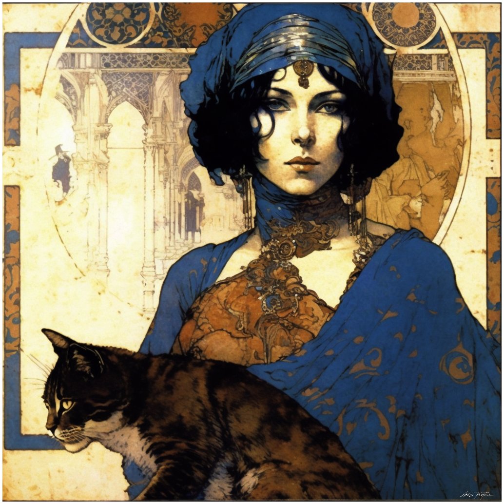 +++ Pussycat I +++
This fine portrait of a woman holding a cat is now released on KnownOrigin. 👇👇👇