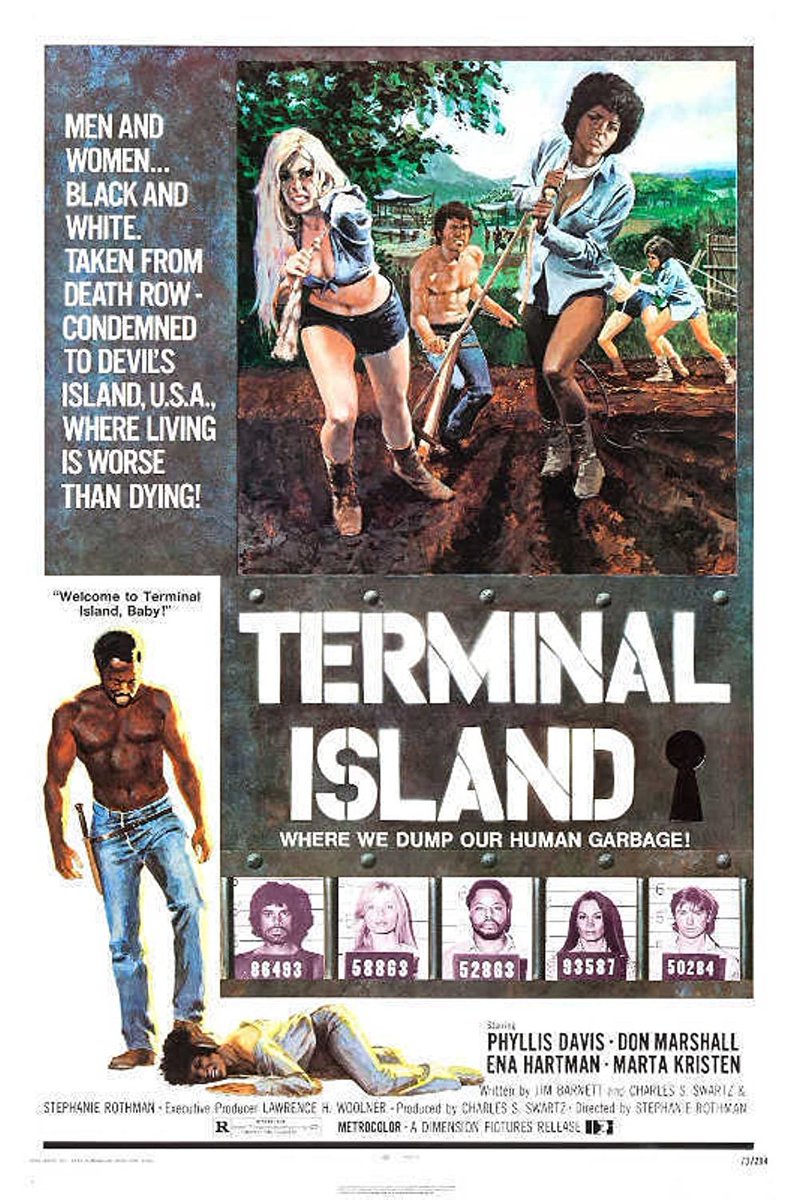 FilmMomatic's tweet photo. #NowWatching TERMINAL ISLAND #StephanieRothman #PhyllisDavis #EnaHartman #DonMarshall #MartaKristen #BarbaraLeigh #RandyBoone #SeanKenney #TomSelleck #RogerEMosley #GeoffreyDeuel #52FilmsByWomen https://t.co/XHE5wwHWdO