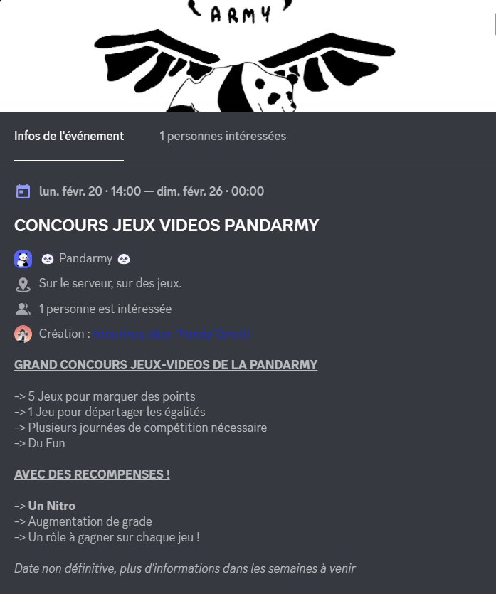 PandarmyOff's tweet image. On vous laisse venir