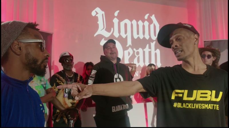 QP (Quantum Physics)  Known for being one of "the best pens" in battle rap has 106 battles and over 10 million views.

Shon Murdock With his fierce punches , cadence and strong performance he's a match for anyone.
#liquiddeath #murderyourthirst #deathtoplastic <a href="/LiquidDeath/">Liquid Death</a>