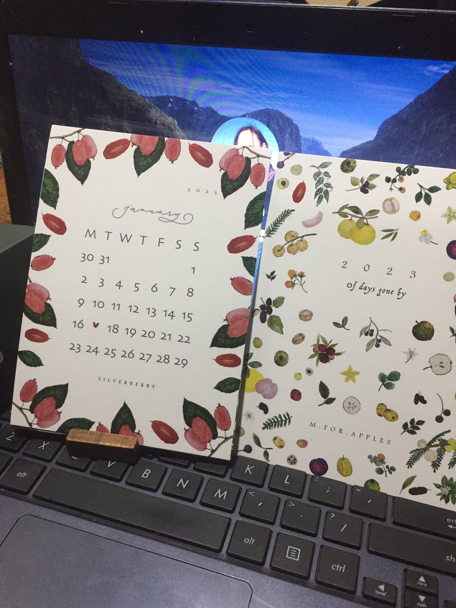 Loving this table calendar by M for Apples #madeinNagaland #Nagaland #local #newyear