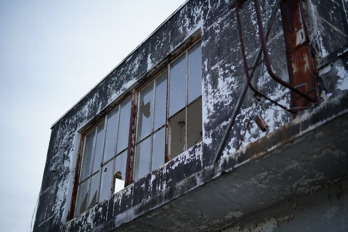 ガソリンスタンド廃墟。
もうこれだけでごはん3杯行ける!!ヽ(`Д'#)ノ 