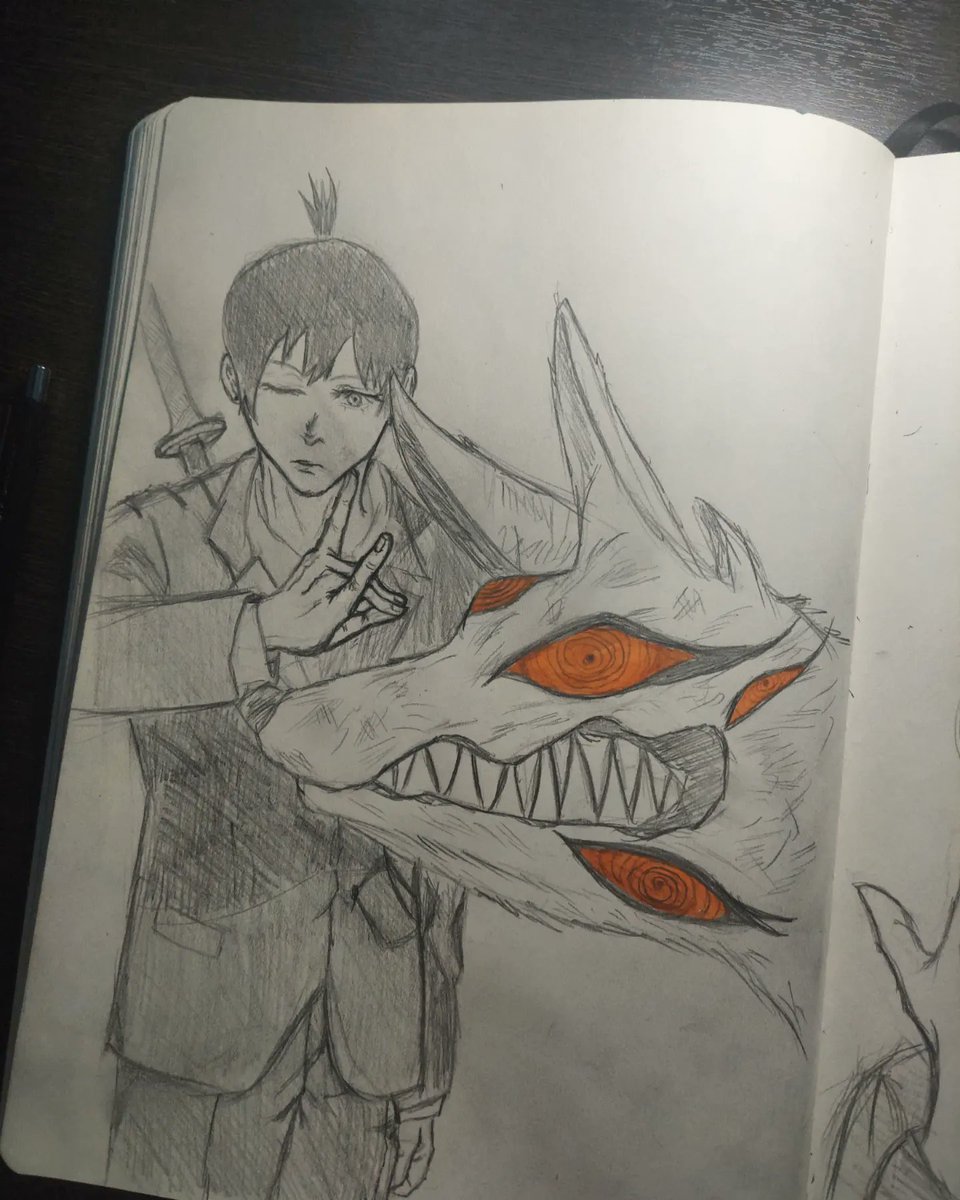 akaishichieru's tweet photo. Kon!
.
.
.
.
.
.
#fypage #art #artist #animeicons #animeart #animeboy #mangaart #mangaicons #pencilart #sketchbook #pencilart #boy #illustration #otaku #kon #foxdevil #kitsune #aki #hayakawa #chainsawman #チェンソーマン #アニメ #アート #アナログイラスト #漫画 https://t.co/2uTR3DhO9U