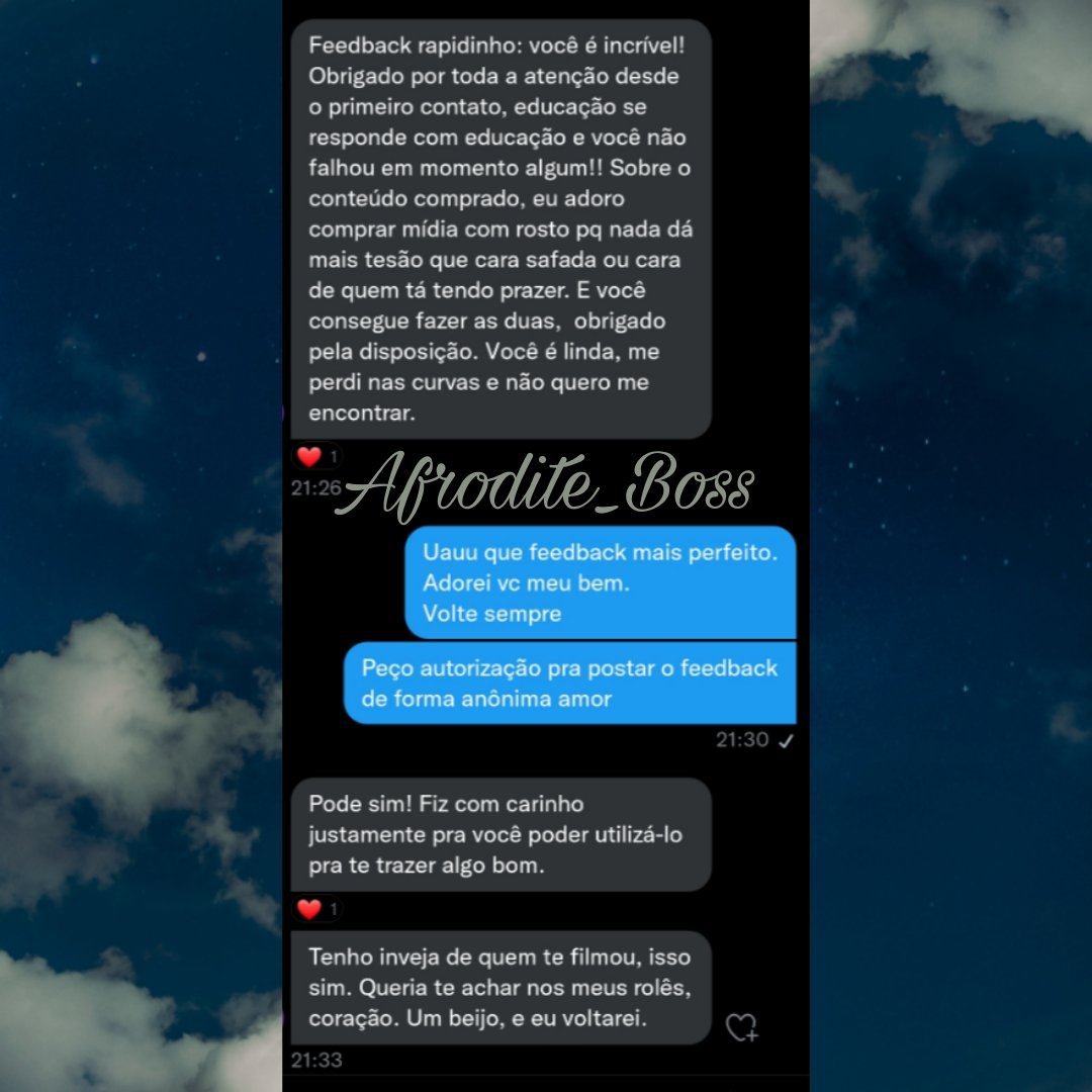 Boss_Afrodite's tweet photo. É isso amores.
Vou deixar alguns feedbacks aqui no final.
Obrigado por ler! https://t.co/migSihUFRG