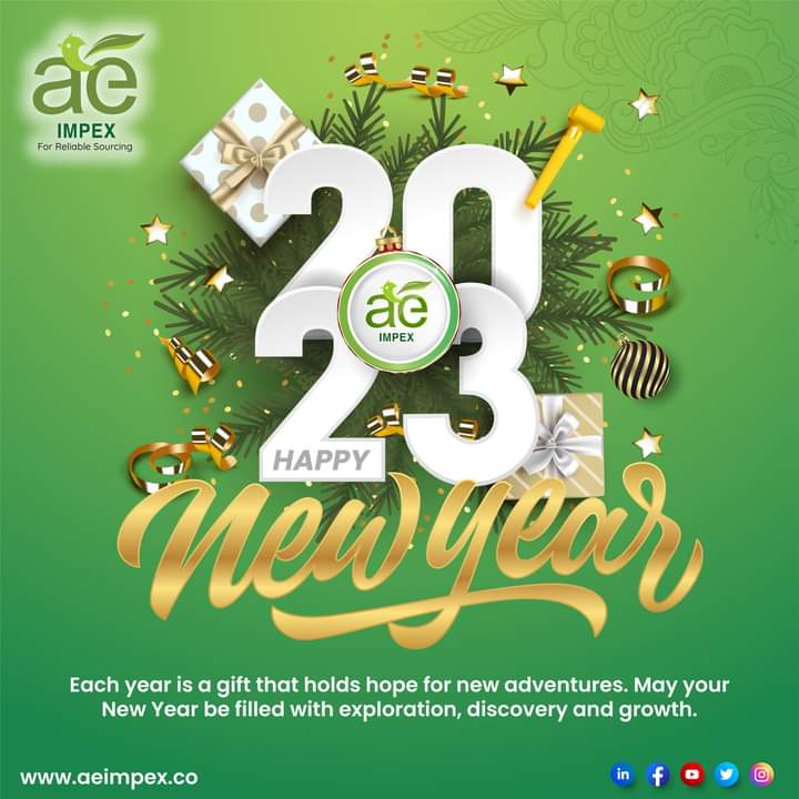 ae_impex's tweet photo. Wishing You All A Very Happy & Prosperous New Year 2023!
Team AE Impex Wishes you all with lots of Happiness, Health, Wealth & Success!
#AEImpex #newyear2023 #happy2023 #health #wealth #success #happiness #forreliablesourcing #wishes #happynewyear2023 https://t.co/erryQNMrUz