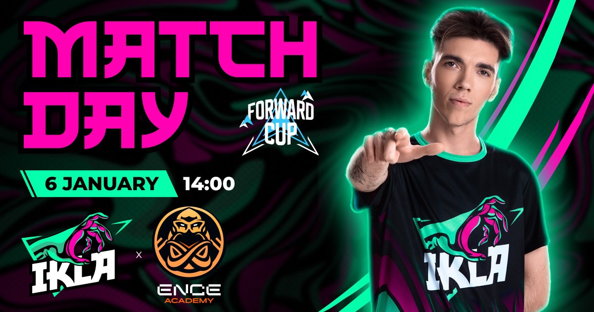 iklagg's tweet photo. First hunt in the new year ⚡️

Our predators will play against ENCE Academy in the #ForwardCup 

Packs, get ready! The test for winning ambitions will begin at 14:00 ⌛️

Current results: 2 wins and 1 defeat 🎢

#playwild https://t.co/74r2h3bMfV