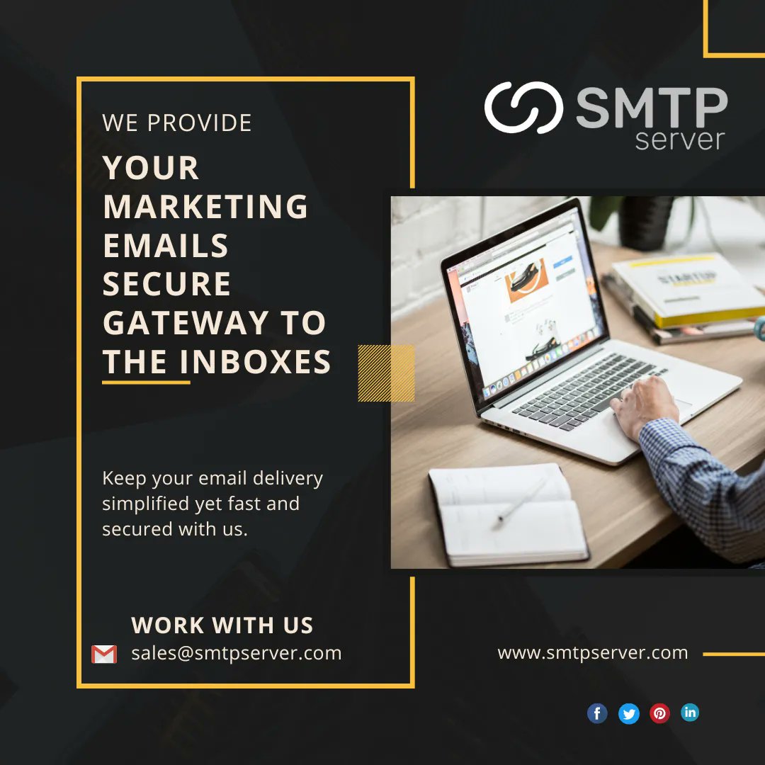 smtp_official's tweet photo. Send Bulk Email Securely...
#send #bulk #email #securely #SMTPServer https://t.co/i3zt6r60mP