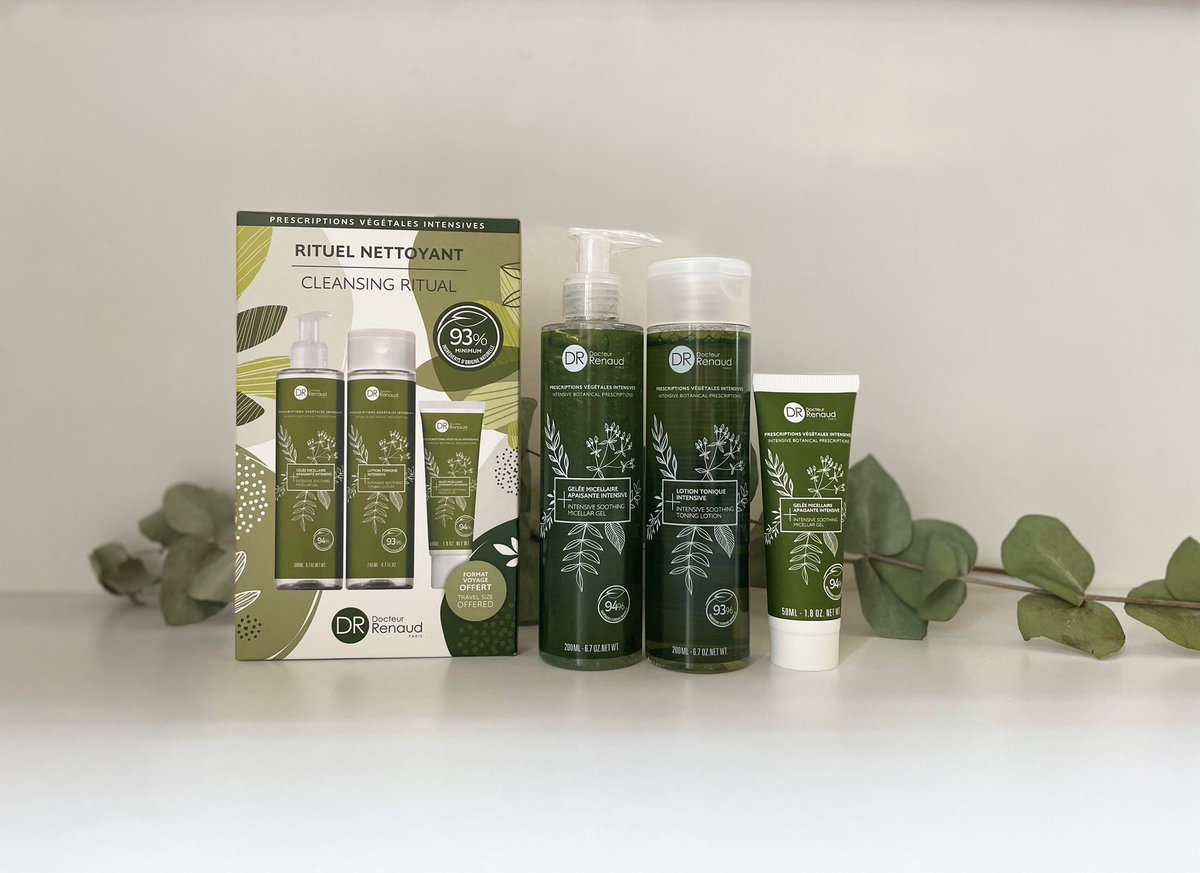 ⭐️ New Year - New Routine - New Start ⭐️

🍃 In January, we often get a lot of clients in the salon looking to follow a new skincare regime.  
🍃 We have the solution with the Dr Renaud Intensive Botanical Prescriptions Cleansing Duo.
🍃Perfect to start afresh. Buy online today!
