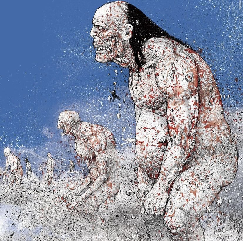 Samtse_art's tweet photo. Giant Wall !!! #samtse #謝森龍異 #thelastsoul #靈魂不死
#Giantsofthecity #GiantsAreComing #GiantsNation #comics #comicbooks 
#ComicArt #comicartist #art #Powerful #drawing #moviescenes #HorrorArt #darkart #HorrorFamily #HorrorCommunity #HorrorRP #anime #drawing #draw #bluedraw https://t.co/bE0cGX6uGq
