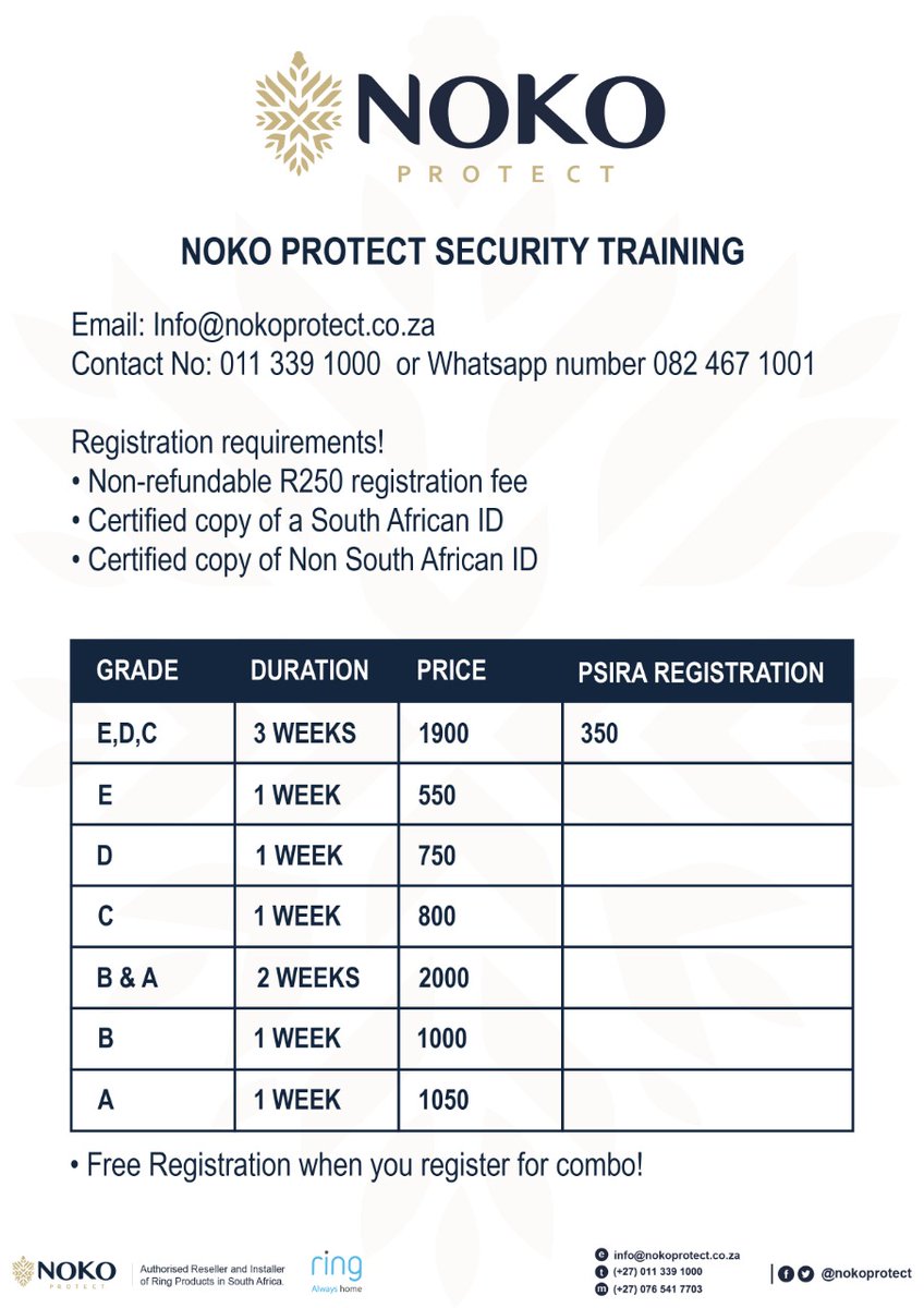 NokoProtect's tweet photo. Registration is now open. The EDC is on special. No registration fee https://t.co/OlA8PWpslF
