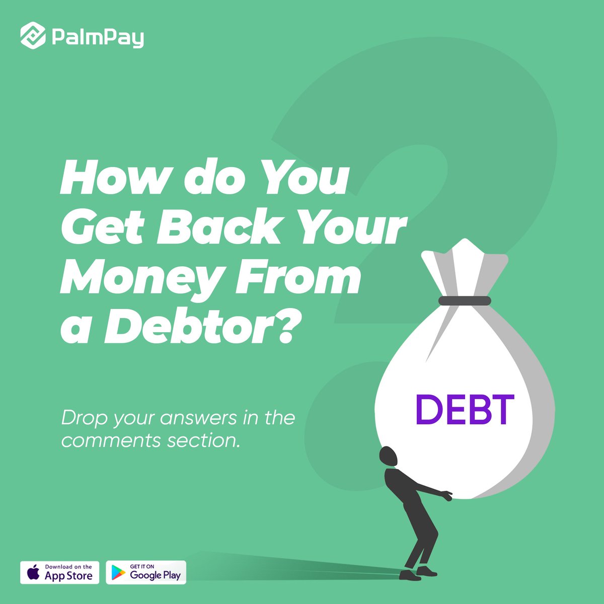 palmpay_ng's tweet photo. Have you ever given out a loan?
How did you get your money back?

#PalmPay #TGIF https://t.co/YdidXLMlra