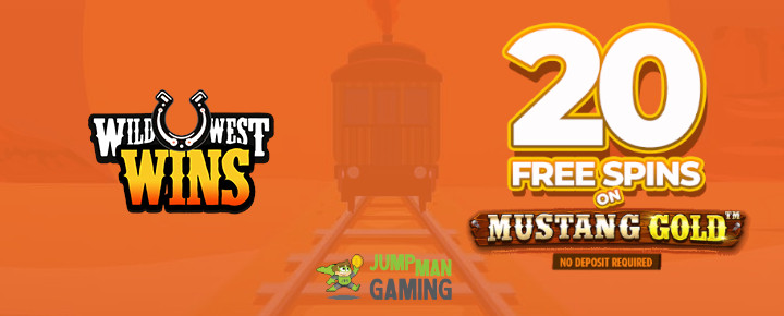 WILD WEST WINS: 20 FREE SPINS ON MUSTANG GOLD