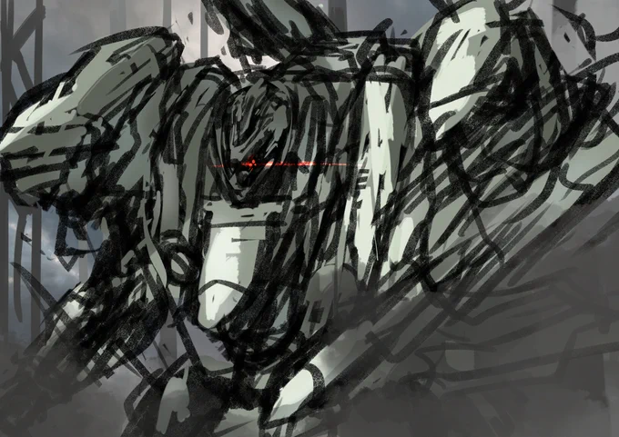 AC6のイラストの続きです!② 