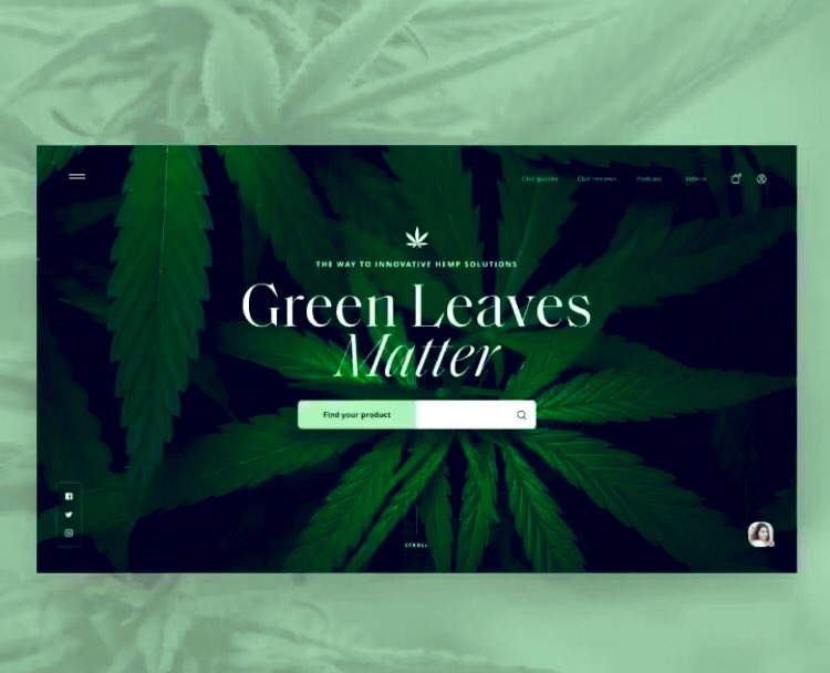 designcommando's tweet image. Clean company website. Go green 🍀